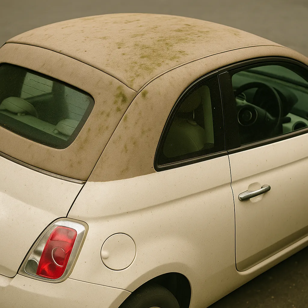 Cabrio Verdeck reinigen