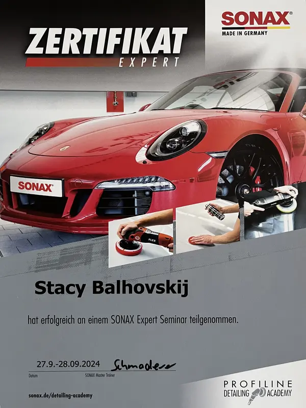 Zertifikat Fahrzeugaufbereitung – MBB Autoreinigung (5)