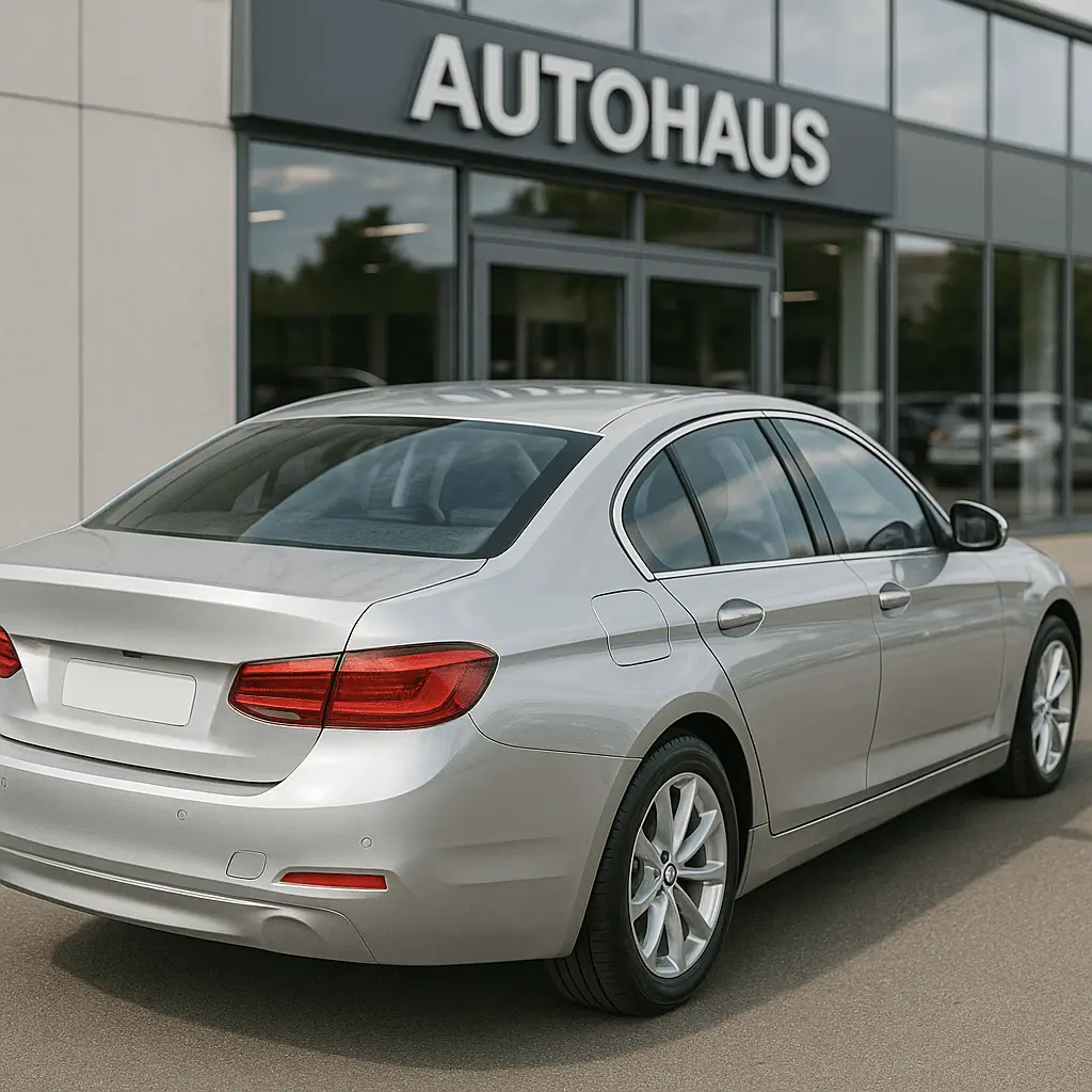 Leasingfahrzeug professionell aufbereitet vor der Rückgabe im Autohaus