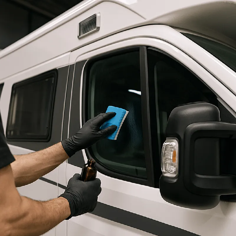 Glasscheiben versiegeln